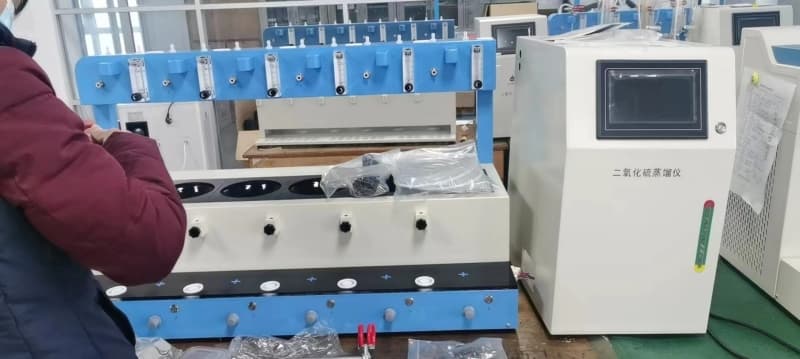 食藥二氧化硫蒸餾儀順利交付肉類研究中心！